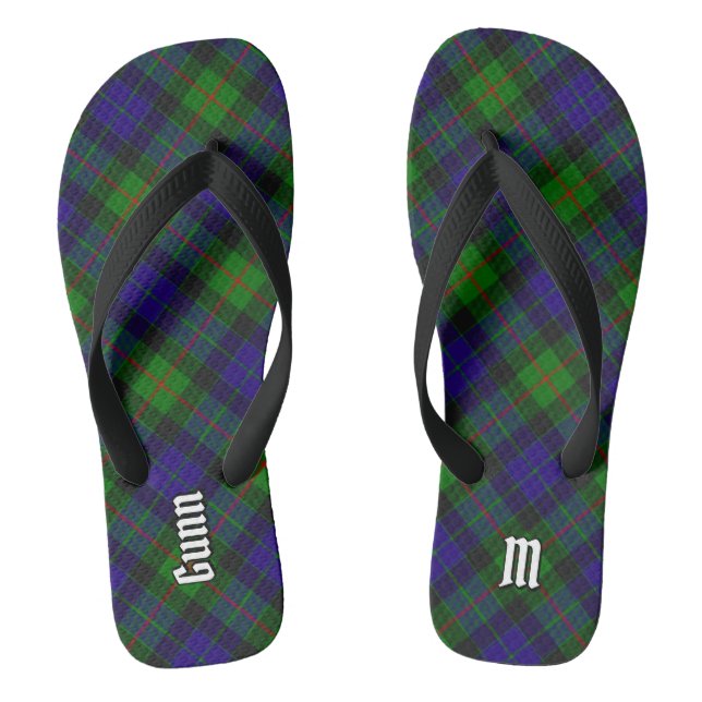 Clan Gunn Tartan Flip Flops (Fußbett)