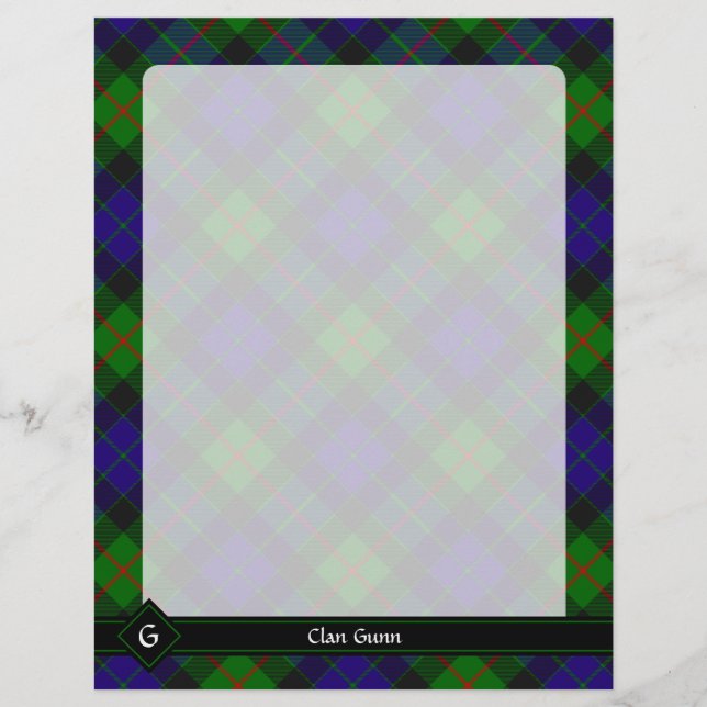 Clan Gunn Tartan Flyer (Vorne)