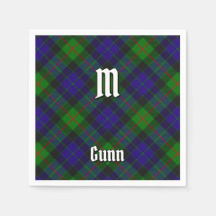 Clan Gunn Tartan Napkins Serviette