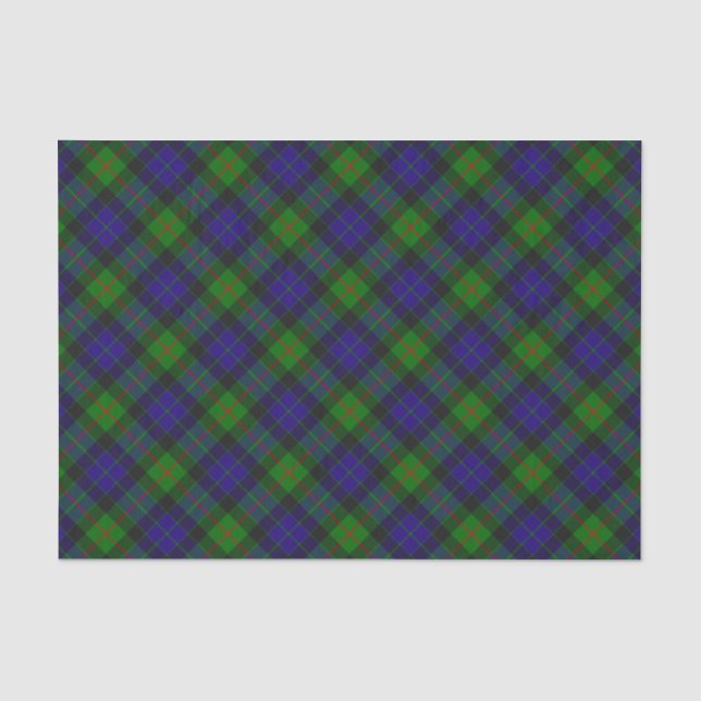 Clan Gunn Tartan Tissue Paper Seidenpapier (Vorderseite)