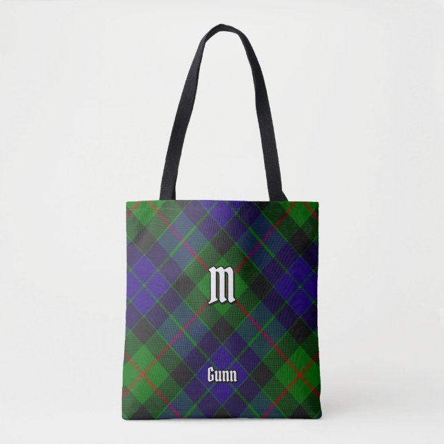 Clan Gunn Tartan Tote Bag Tasche (Vorderseite)