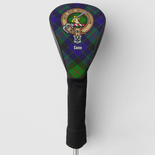 Clan Gunn Wappen Golf Head Cover Golf Headcover (Vorderseite)