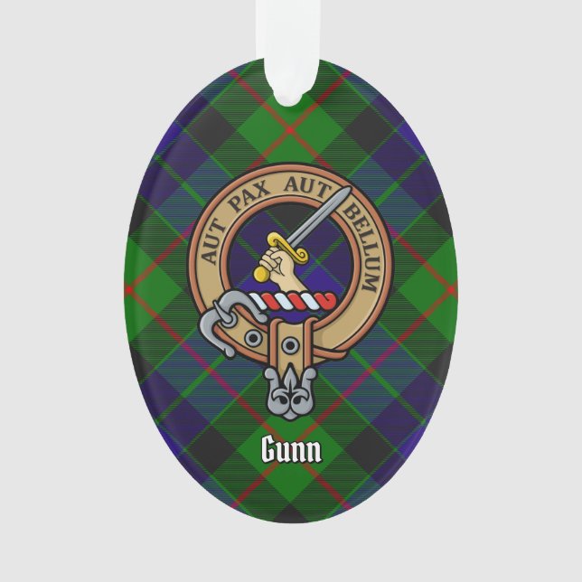 Clan Gunn Wappen Ornament (Vorderseite)