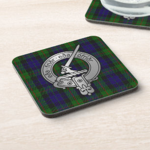 Clan Gunn Wappen & Tartan - Altnord Getränkeuntersetzer
