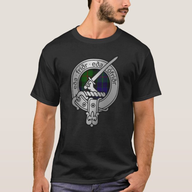Clan Gunn Wappen & Tartan - Altnord T-Shirt (Vorderseite)