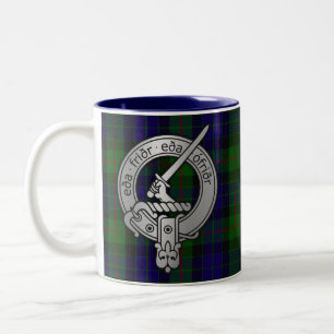 Clan Gunn Wappen & Tartan - Altnordisch Zweifarbige Tasse