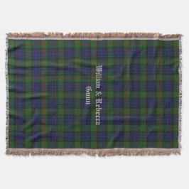 Clan-GunnTartankarierte kundenspezifische Decke