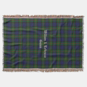 Clan-GunnTartankarierte kundenspezifische Decke