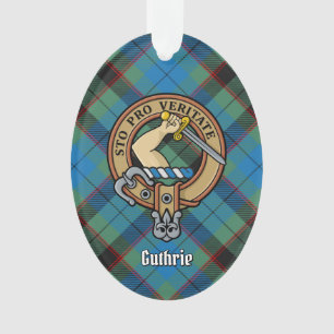 Clan Guthrie Crest sur Tartan