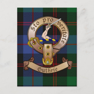 Clan Guthrie Postcards Postkarte