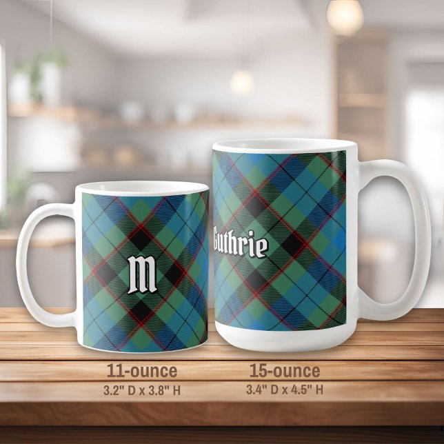 Clan Guthrie Tartan Kaffeetasse (Von Creator hochgeladen)