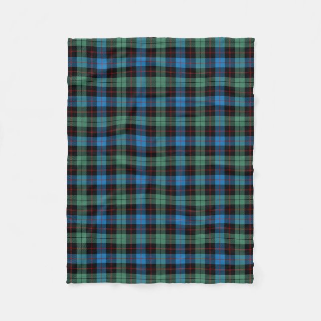 Clan Guthrie Tartan Kariert Fleecedecke (Vorderseite)