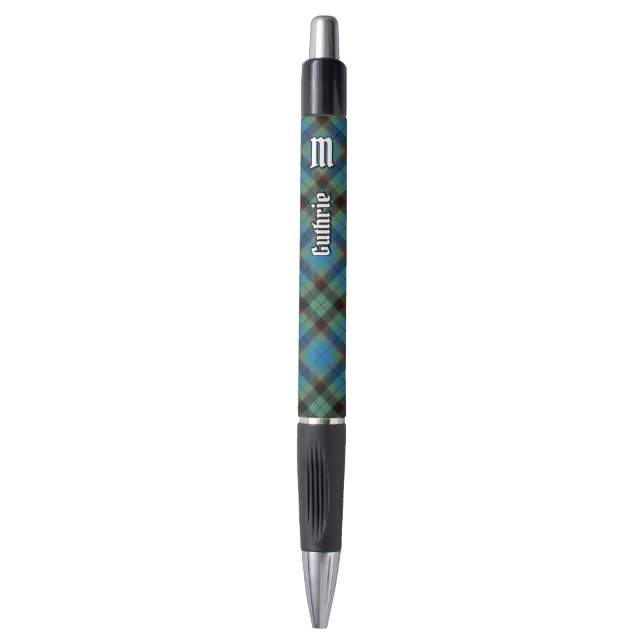 Clan Guthrie Tartan Kugelschreiber (Vorderseite Vertikal)