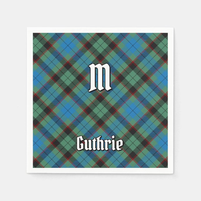Clan Guthrie Tartan Serviette (Vorderseite)