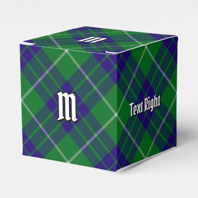 Clan Hamilton Hunting Tartan Favor Box Geschenkschachtel (Vorderseite)