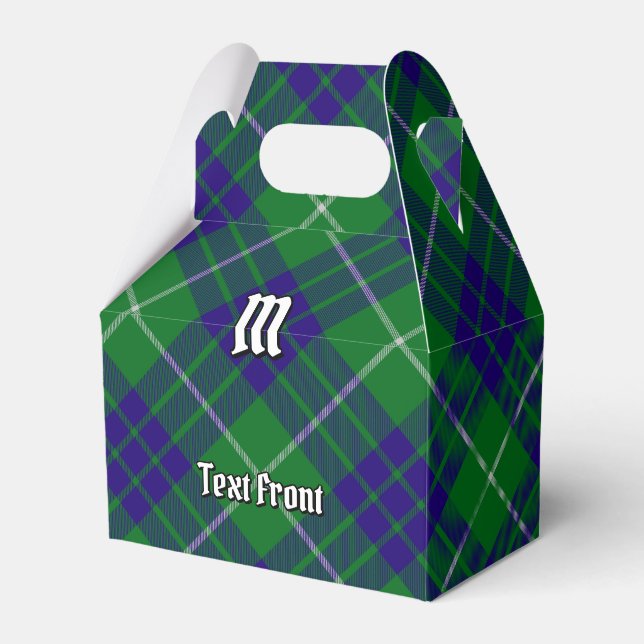 Clan Hamilton Hunting Tartan Favor Box Geschenkschachtel (Vorderseite)