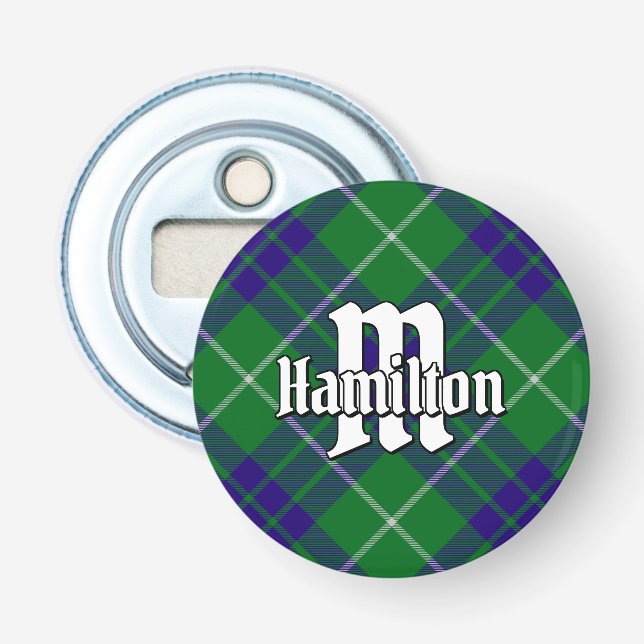 Clan Hamilton Hunting Tartan Flaschenöffner (Vorderseite)