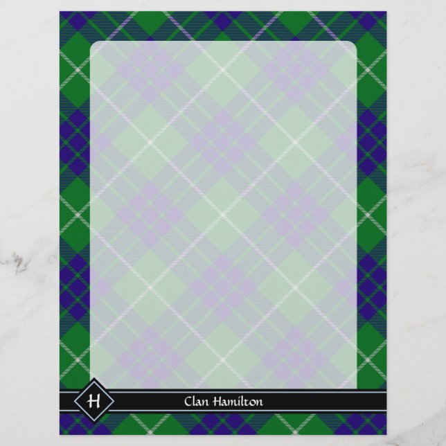 Clan Hamilton Hunting Tartan Flyer (Vorne)