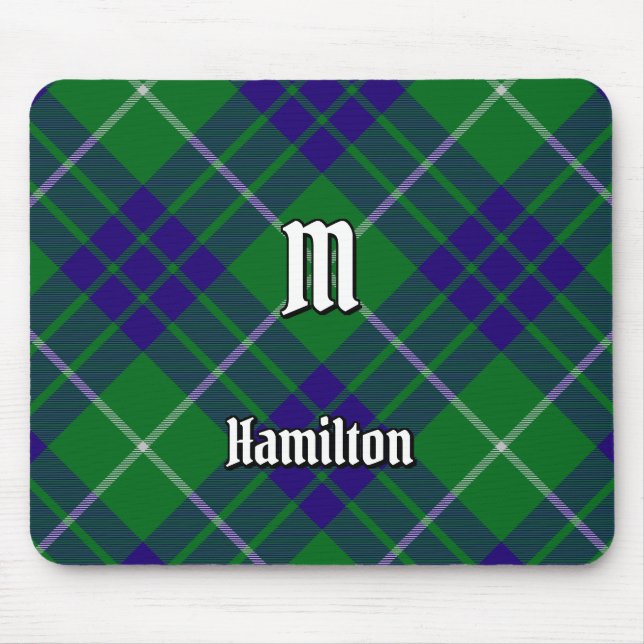 Clan Hamilton Hunting Tartan Mouse Pad Mousepad (Vorne)