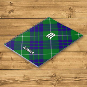 Clan Hamilton Hunting Tartan Notebook Notizblock