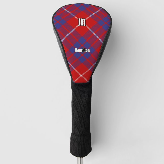 Clan Hamilton Red Golf Head Cover Golf Headcover (Vorderseite)
