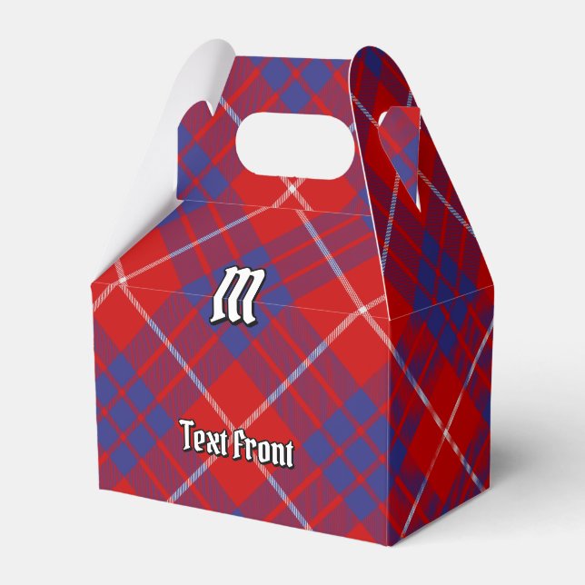Clan Hamilton Red Tartan Gevor Box Geschenkschachtel (Vorderseite)
