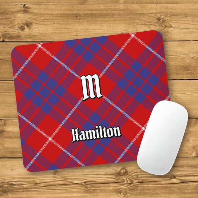Clan Hamilton Red Tartan Mouse Pad Mousepad (Von Creator hochgeladen)