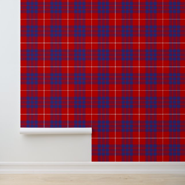 Clan Hamilton Red Tartan Tapete (Anwendung)