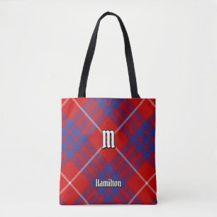 Clan Hamilton Red Tartan Tote Bag Tasche