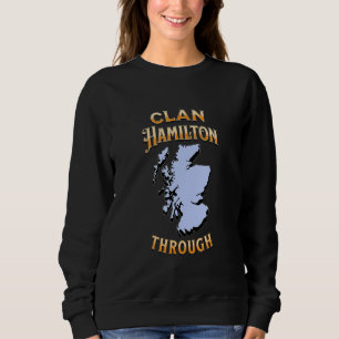 Clan Hamilton Scottish Motto Wappen Sweatshirt