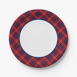 Clan Hamilton Tartan Border Pappteller