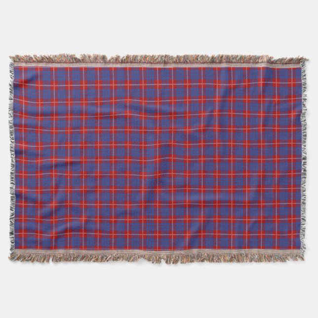 Clan Hamilton Tartan Decke (Vorderseite)