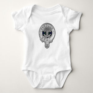 Clan Hamilton Wappen & Hunting Tartan Baby Strampler