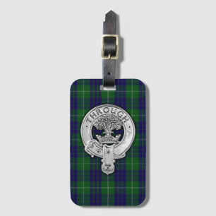Clan Hamilton Wappen & Hunting Tartan Gepäckanhänger