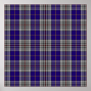 Clan Hannah Tartan - Digitaler Download Poster