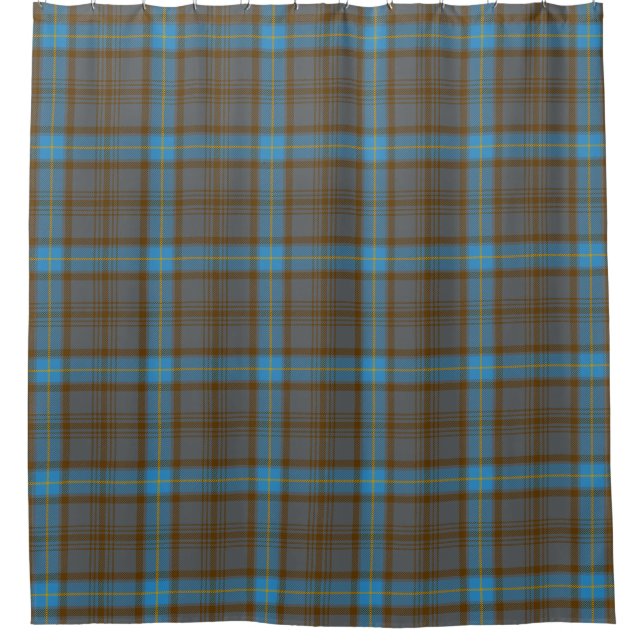Clan Hannah Tartan Kariert Duschvorhang (Vorderseite)