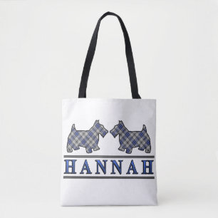 Clan Hannay Hannah Scottie verfolgt den karierten Tasche