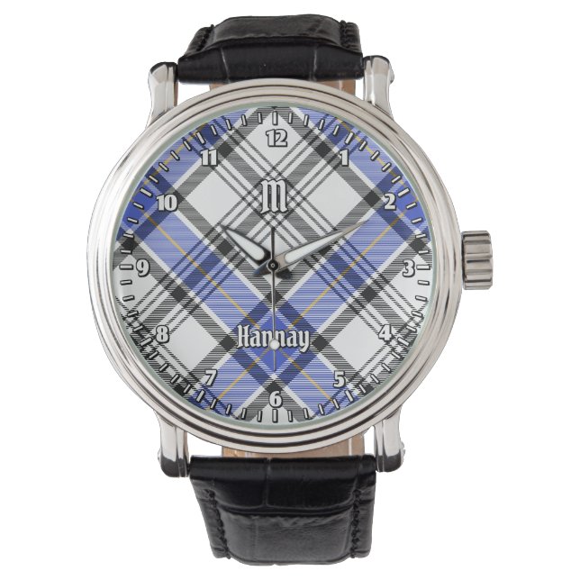 Clan Hannay Tartan Armbanduhr (Vorderseite)