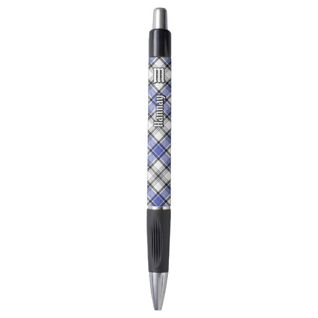 Clan Hannay Tartan Kugelschreiber (Vorderseite Vertikal)