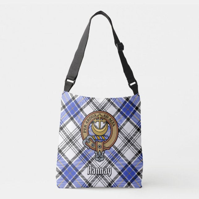 Clan Hannay Tartan Tragetaschen Mit Langen Trägern (Vorderseite)