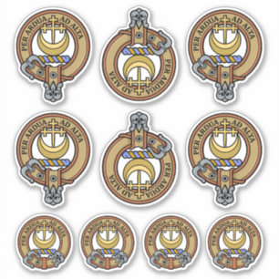 Clan Hannay Wappen Sticker Set