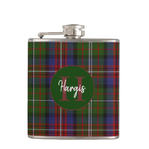 Clan Hargis Mit Monogramm Flachmann