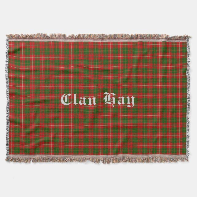 Clan Hay Tartan Lance La Couverture (Devant)