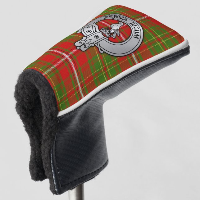 Clan Hay Wappen & Tartan Golf Headcover (3/4 Vorderseite)