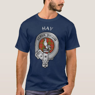 Clan Hay Wappen & Tartan T-Shirt