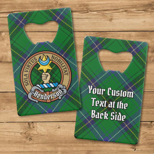 Clan Henderson Crest sur Tartan