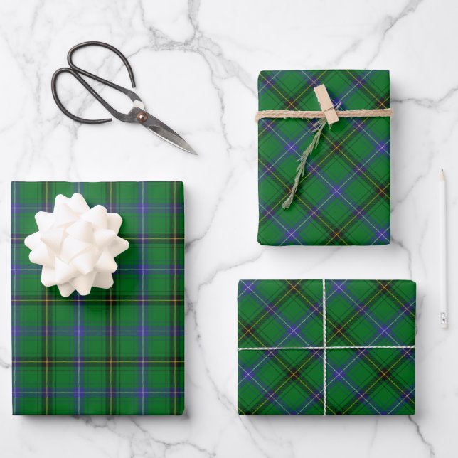 Clan Henderson Tartan Geschenkpapier Set (Vorderseite)