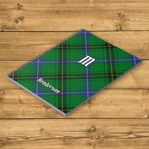 Clan Henderson Tartan Notizblock