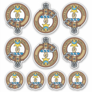 Clan Henderson Wappen Sticker Set