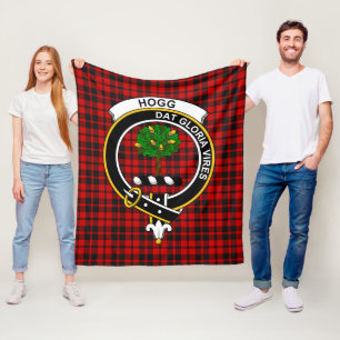 Clan Hog Tartan Kariert Fleecedecke